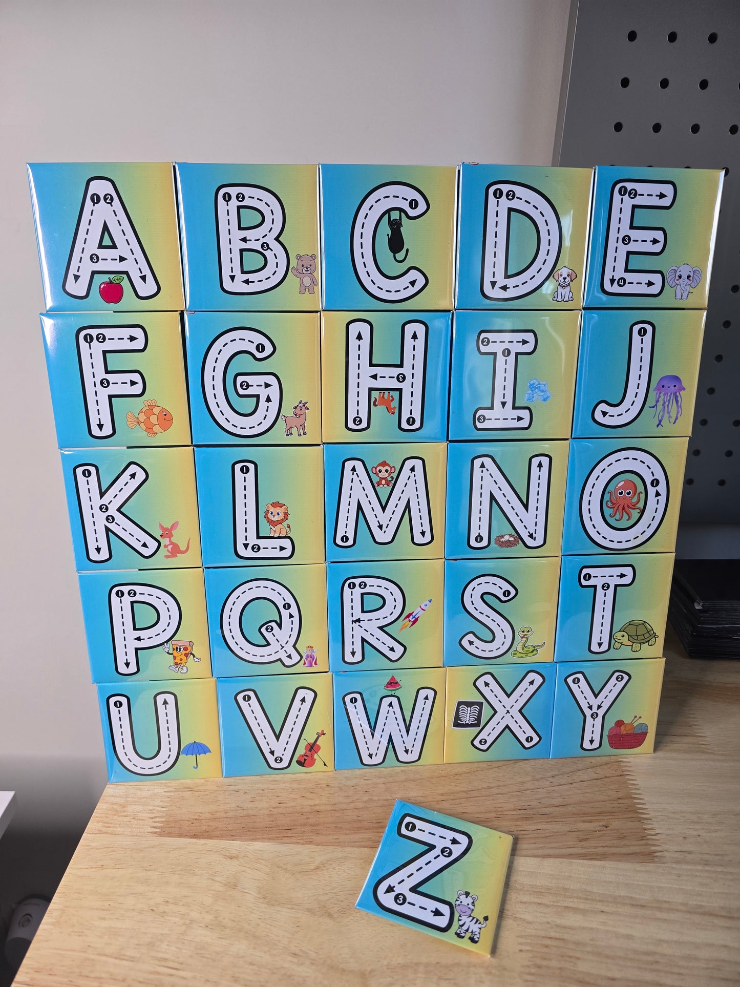 Traceable Dry Erase Alphabet Magnets